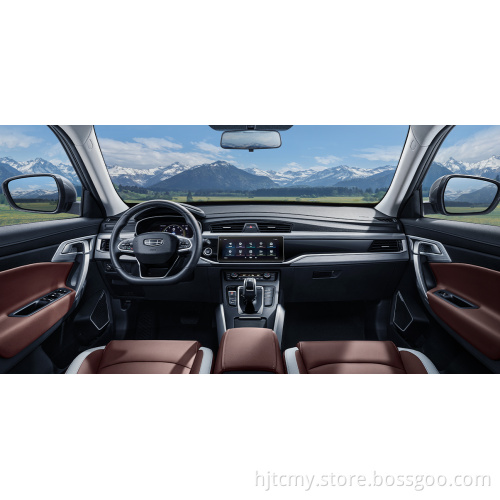 2022 Geely Boyue Atlas l Sterzo sinistro bianco quasi nuovo Milometraggio basso 5 set usati per auto a benzina